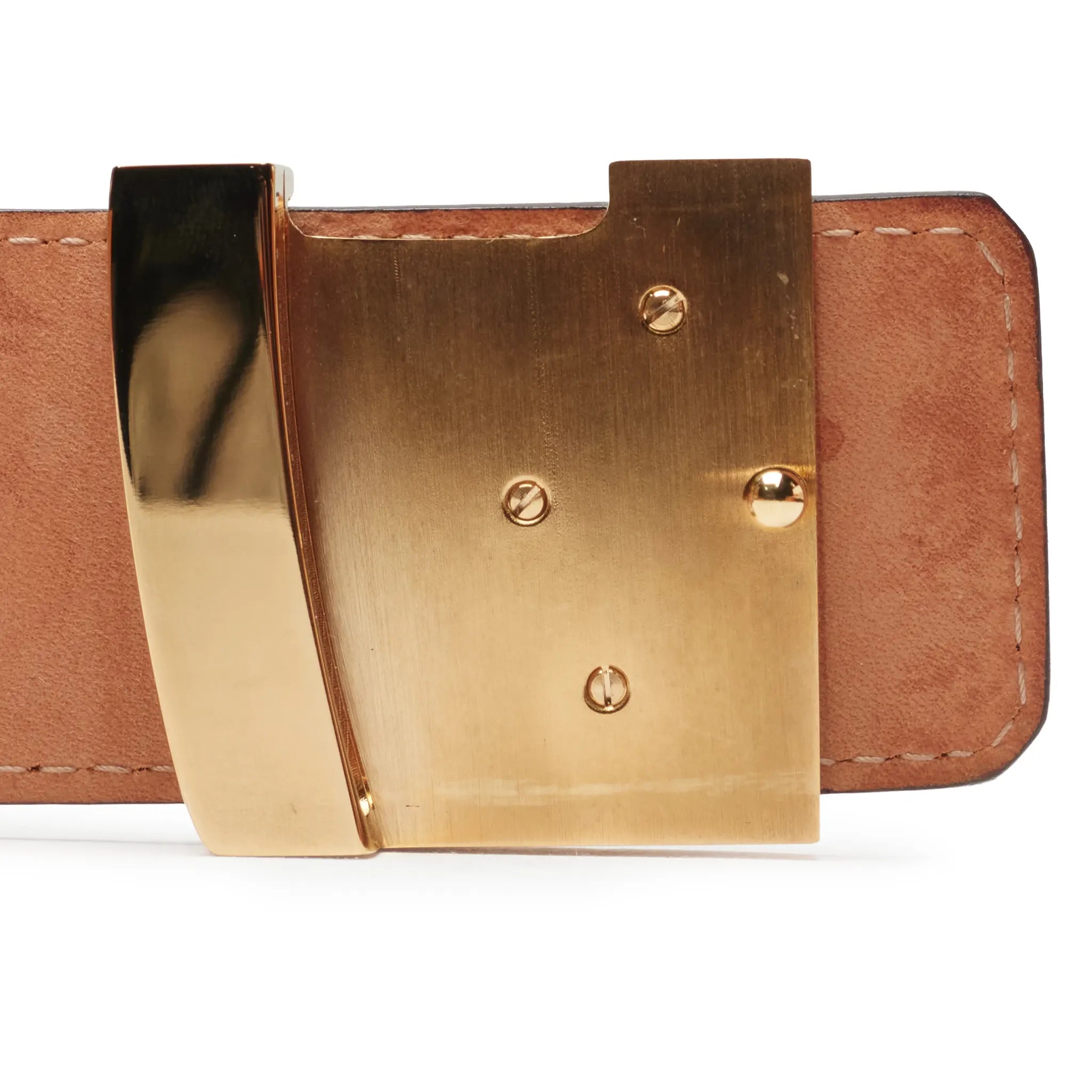 Detailed View of Preloved - Louis Vuitton LV Initiales Monogram 40mm Brown Belt M9608
